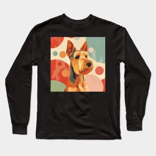 Welsh Terrier in 80's Long Sleeve T-Shirt